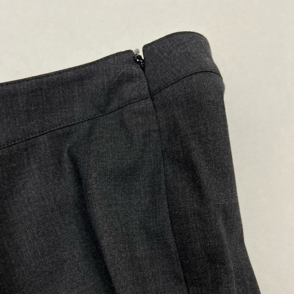 Lafayette 148 Straight Leg Gray Wool Slacks - Picture 3 of 8
